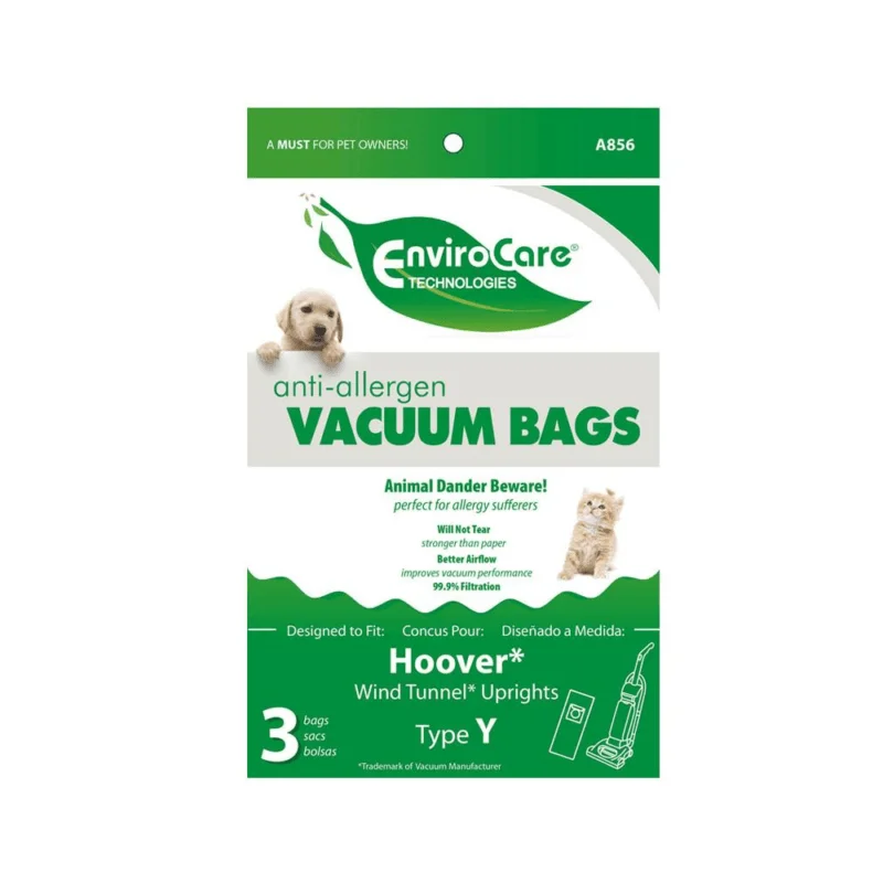 Hoover WindTunnel Type Y Anti-Allergen 99.9% Filtration Bags (3-Pack)