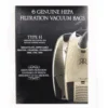 Riccar Type H Canister HEPA Media Bags (6-Pack)